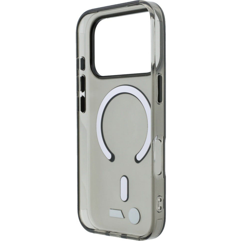 Handyhülle für iPhone 18 Pro Max / 17 Pro Max, BMW M IML Frosted Metal Logo Trims mit MagSafe, Anthrazit-Rauchfarben (7/8)