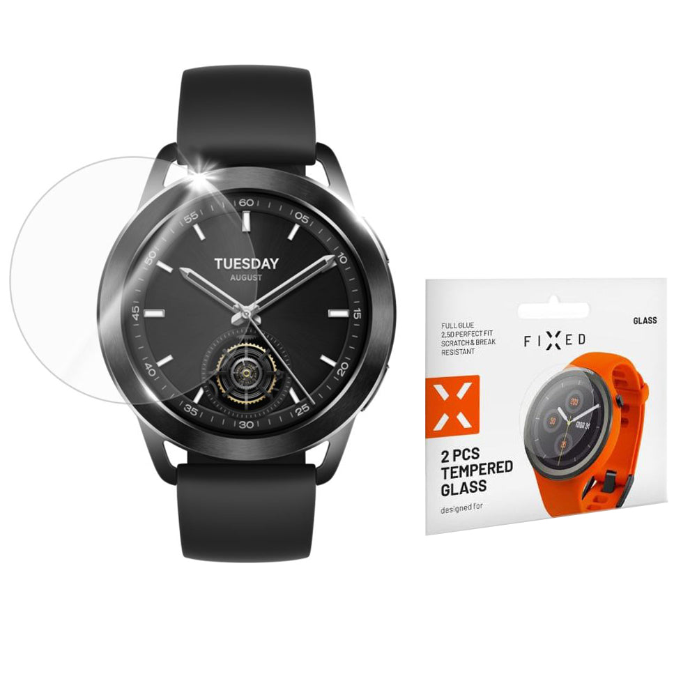 Gehärtetes Glas für Xiaomi Watch S3, Glas FIXED Smartwatch Tempered Glass