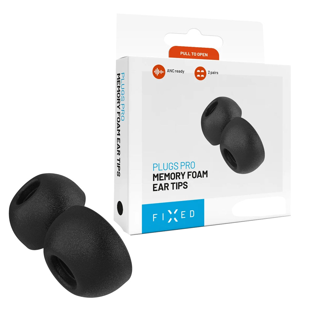 Ohrstöpsel für AirPods Pro 3, Fixed Plugs Pro, Größe S, Schwarz, 2 Sets