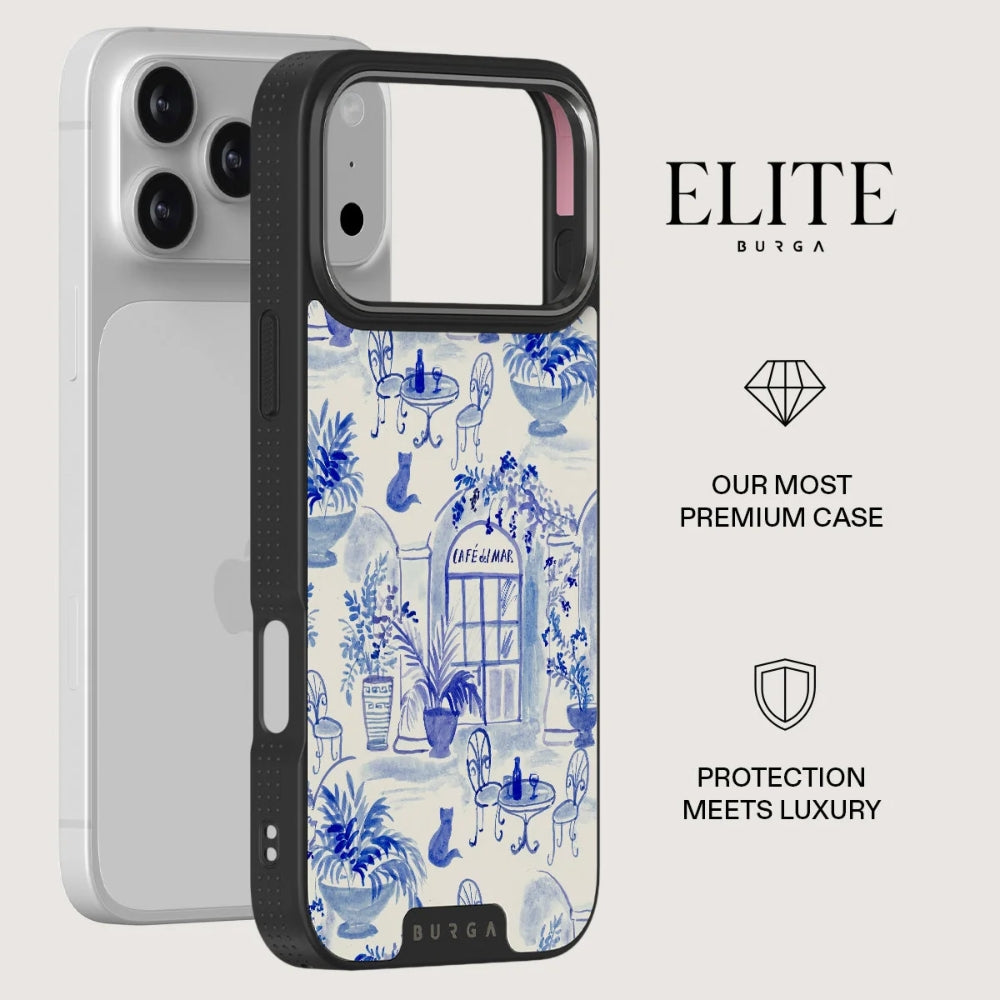 Handyhülle für iPhone 18 Pro, Burga Elite Dark MagSafe, Sobremesa Gold (8/9)
