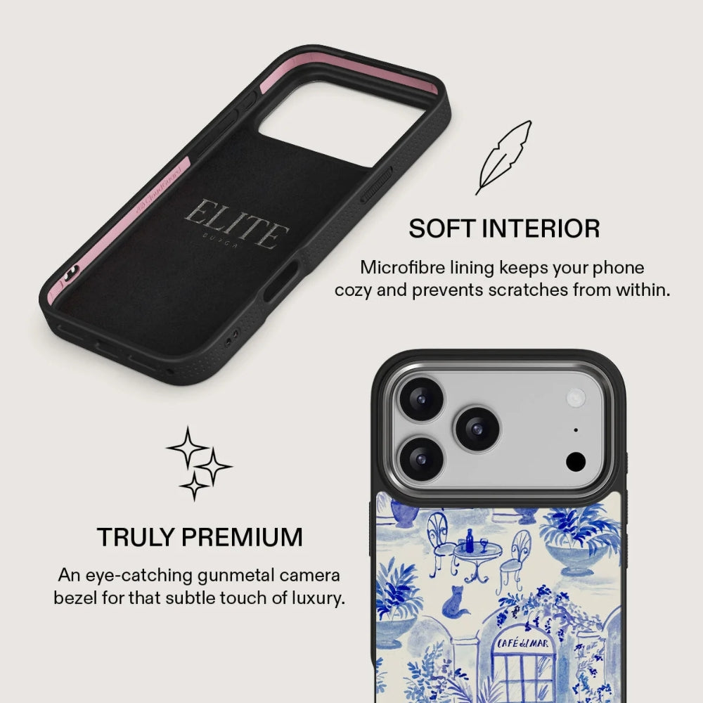 Handyhülle für iPhone 18 Pro, Burga Elite Dark MagSafe, Sobremesa Gunmetal (7/8)