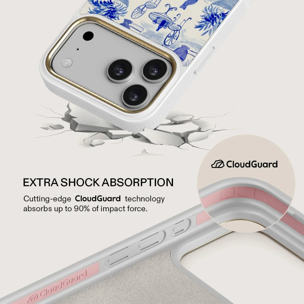Handyhülle für iPhone 18 Pro, Burga Elite Light MagSafe, Sobremesa Gold (4/8)