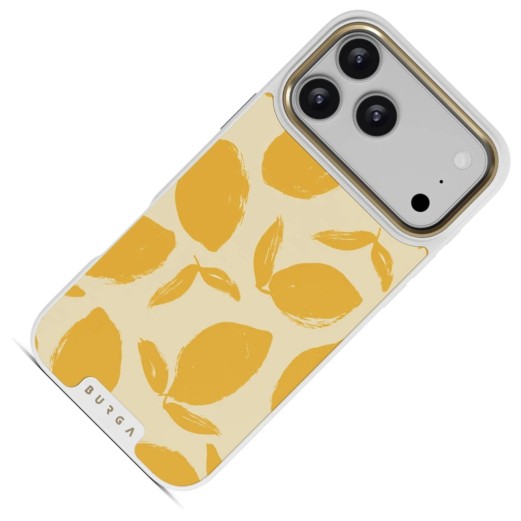 Handyhülle für iPhone 18 Pro, Burga Elite Light MagSafe, Lemon Tart Gold (2/8)