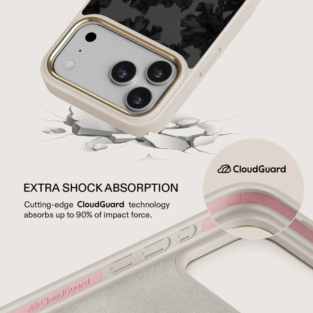 Handyhülle für iPhone 18 Pro, Burga Elite Light MagSafe, Nocturnal Gold (3/8)