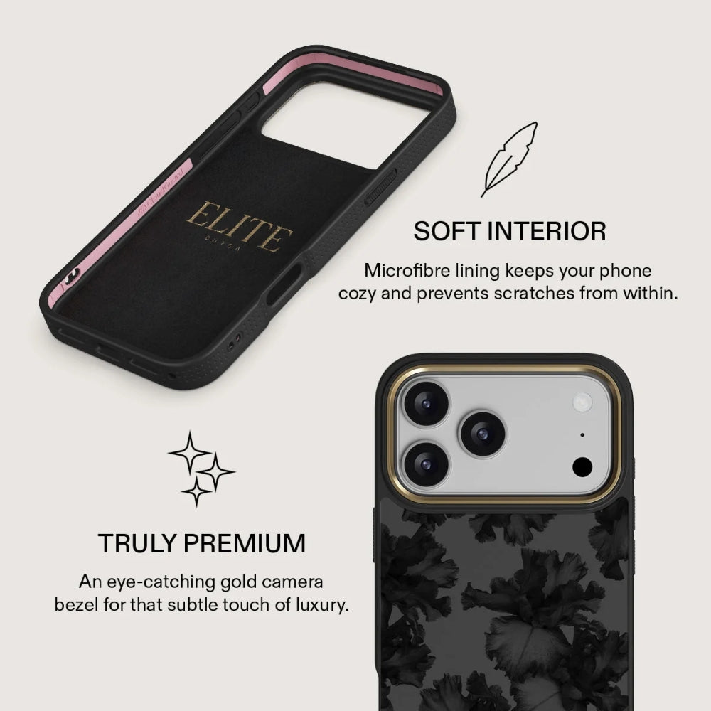 Handyhülle für iPhone 18 Pro, Burga Elite Dark MagSafe, Nocturnal Gold (7/8)