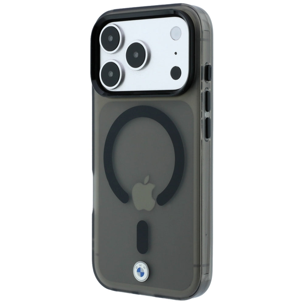 Handyhülle für iPhone 18 Pro / 17 Pro, BMW HC Sign Frosted IML MetaL Logo MagSafe, Transparent-Schwarz (2/9)