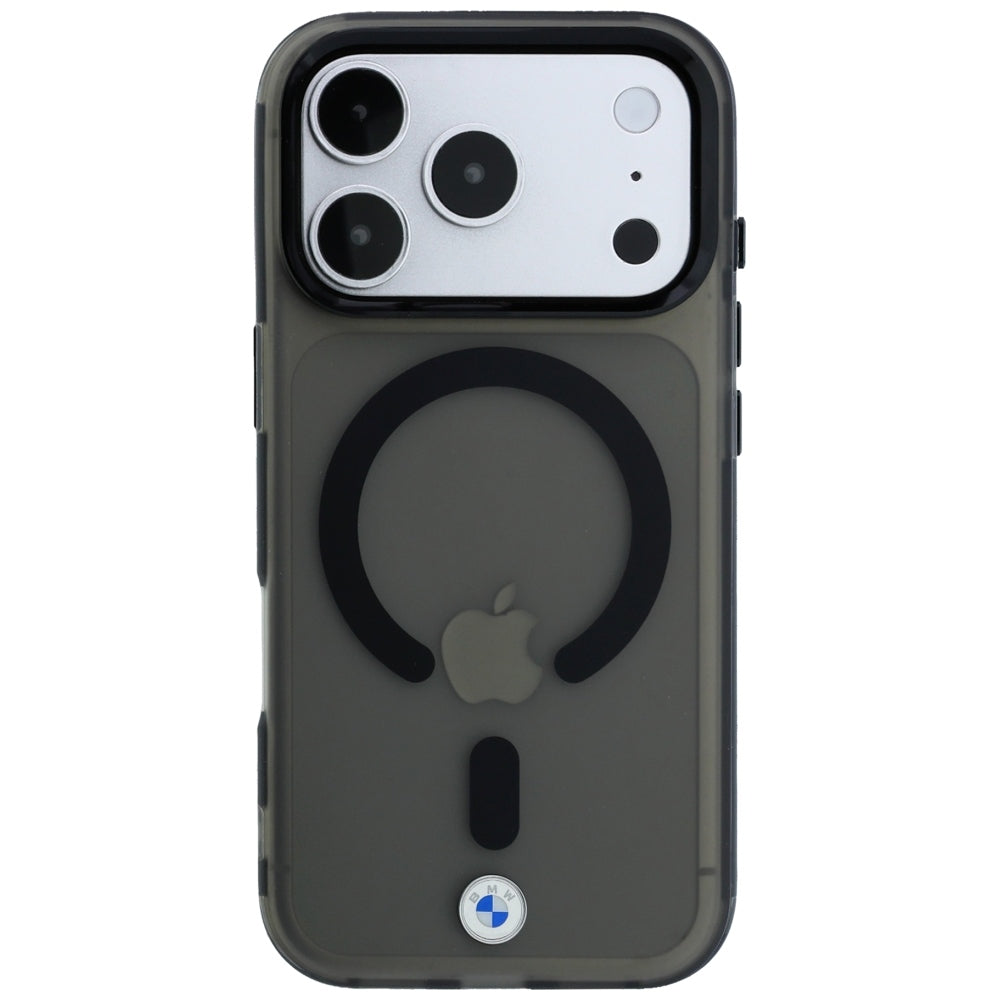Handyhülle für iPhone 18 Pro Max / 17 Pro Max, BMW HC Sign Frosted IML MetaL Logo MagSafe, Transparent-Schwarz (3/9)