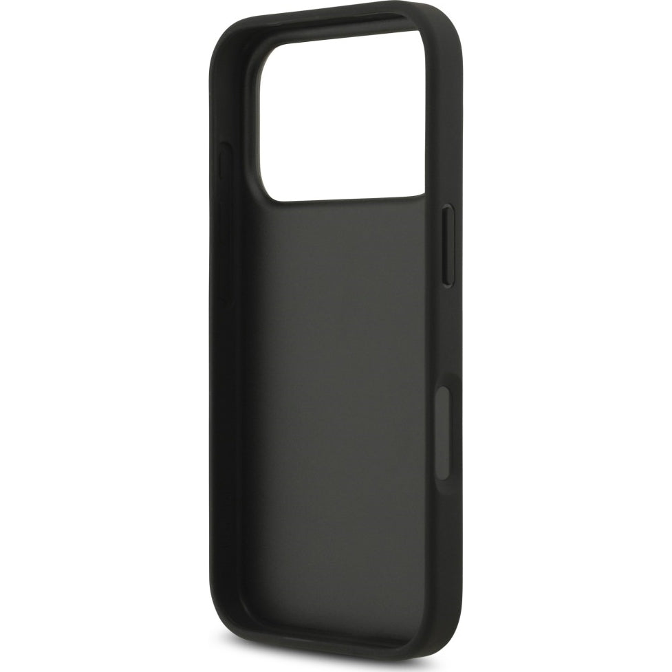 Handyhülle Guess Hardcase 4G Big Metal Logo für iPhone 18 Pro / 17 Pro, Schwarz