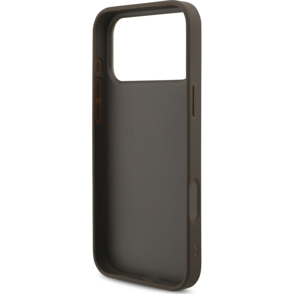 Handyhülle Guess Hardcase 4G Big Metal Logo für iPhone 18 Pro Max / 17 Pro Max, Braun