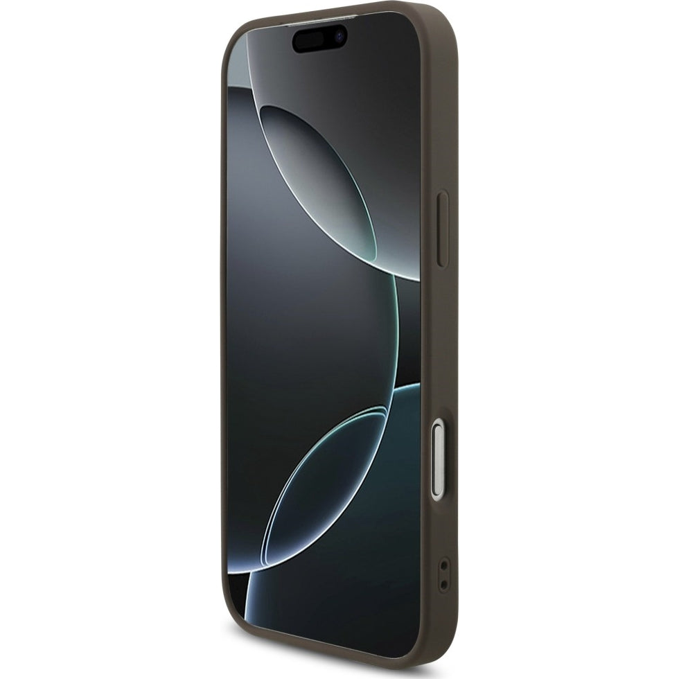 Handyhülle Guess Hardcase 4G Big Metal Logo für iPhone 18 Pro Max / 17 Pro Max, Braun