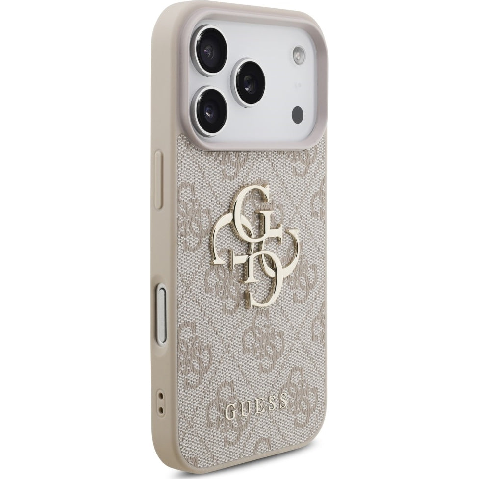 Handyhülle Guess Hardcase 4G Big Metal Logo für iPhone 18 Pro / 17 Pro, Rosa