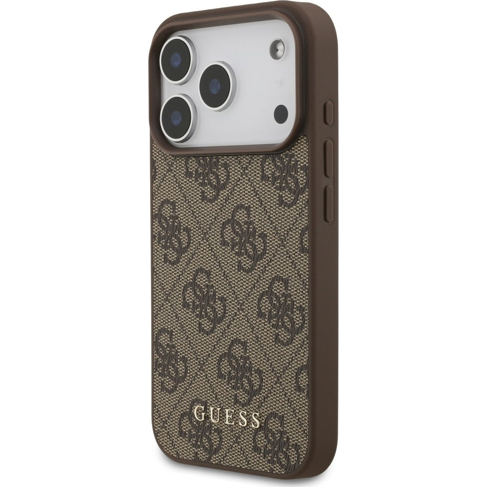 Handyhülle Guess Hardcase 4G Classic für iPhone 18 Pro Max / 17 Pro Max, Braun