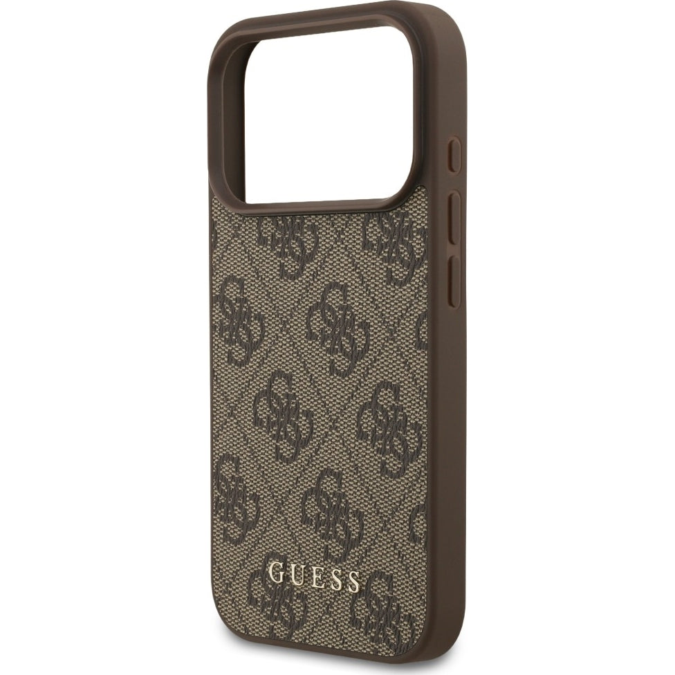 Handyhülle Guess Hardcase 4G Classic für iPhone 18 Pro Max / 17 Pro Max, Braun