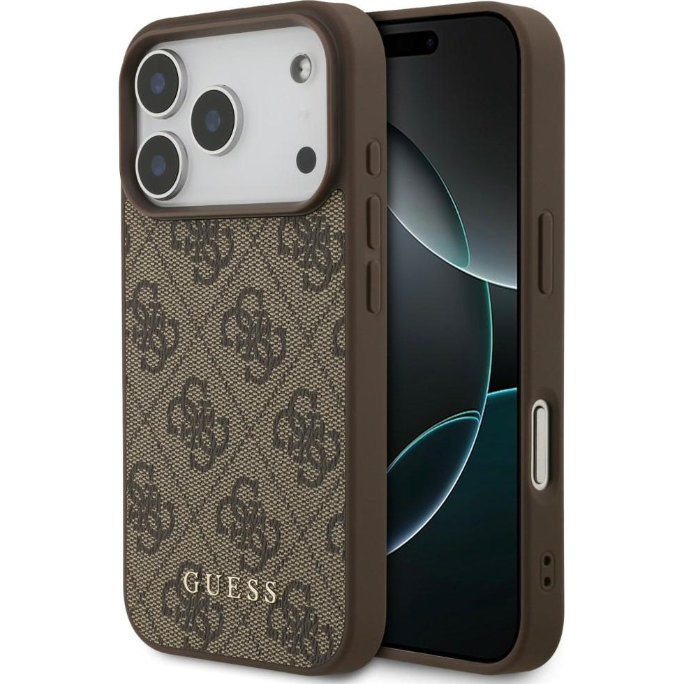Handyhülle Guess Hardcase 4G Classic für iPhone 18 Pro / 17 Pro, Braun