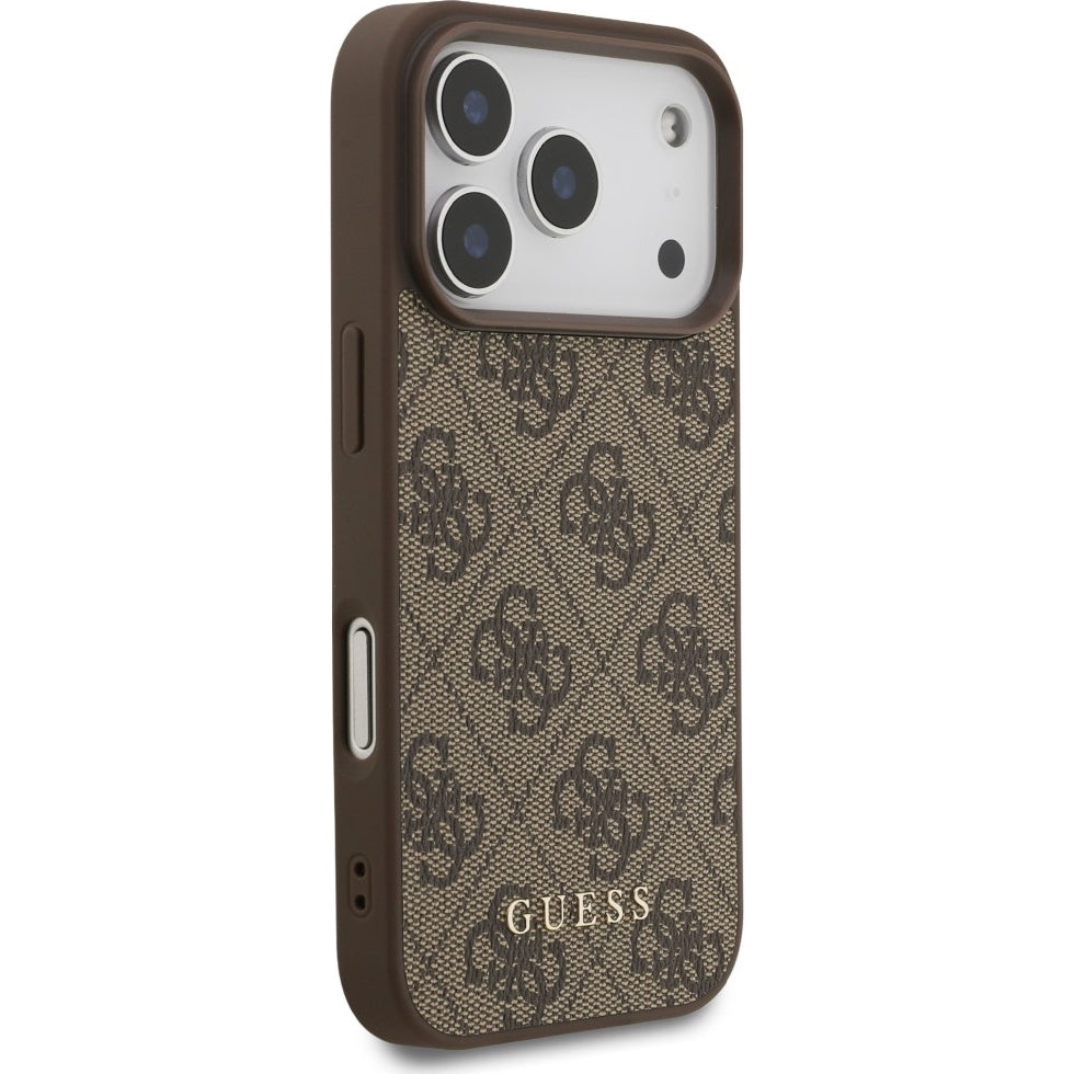 Handyhülle Guess Hardcase 4G Classic für iPhone 18 Pro / 17 Pro, Braun