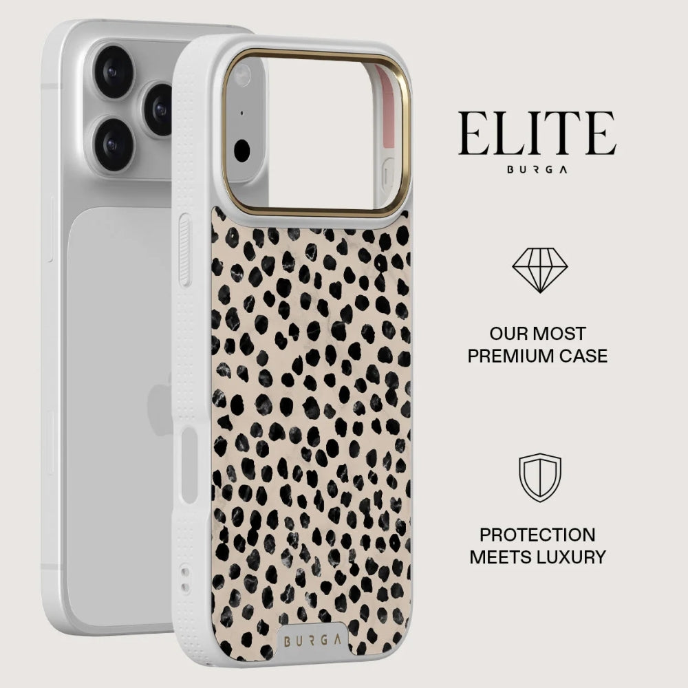 Handyhülle für iPhone 18 Pro, Burga Elite Light MagSafe, Almond Latte Gold (3/8)