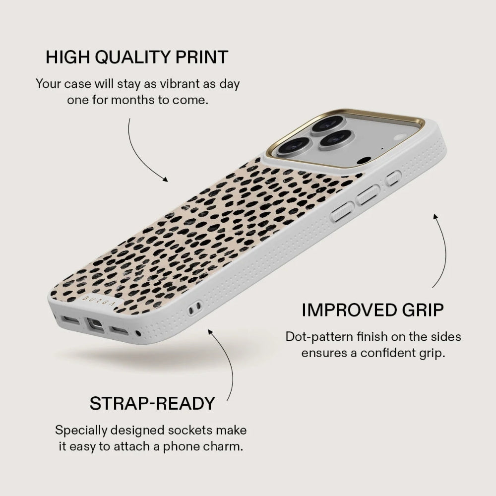 Handyhülle für iPhone 18 Pro Max, Burga Elite Light MagSafe, Almond Latte Gold (6/8)