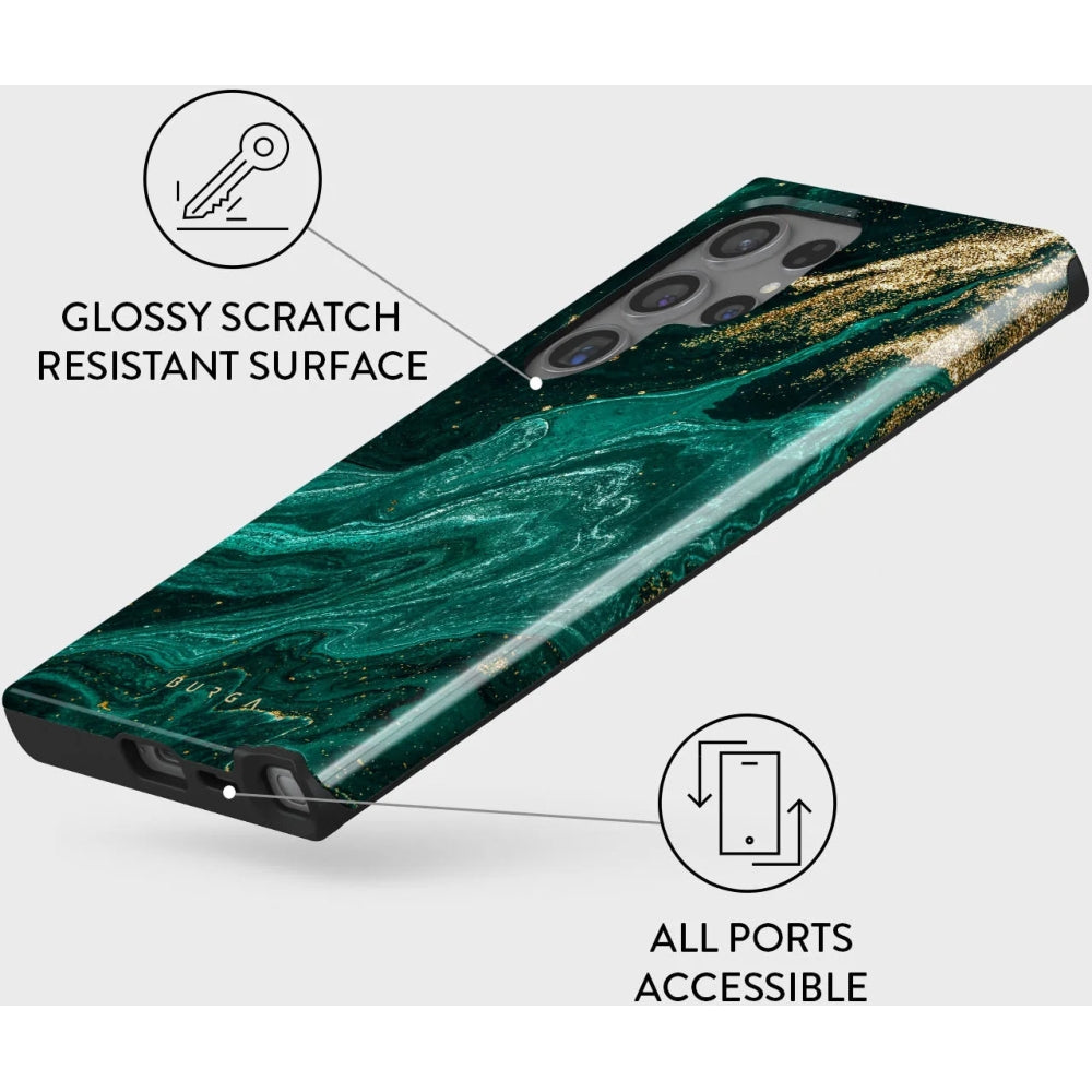 Handyhülle für Galaxy S24 Ultra, Burga Tough Magnetic, Emerald Pool (4/5)