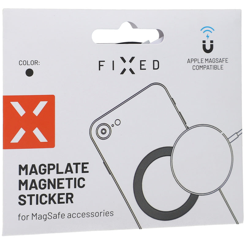 Magnetischer Aufkleber MagSafe Fixed MagPlate, Schwarz