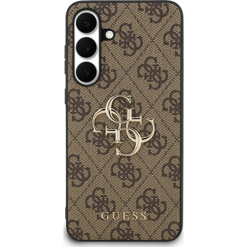 Handyhülle für Galaxy S25 FE, Guess Hardcase 4G Big 4G Classic Logo, Braun