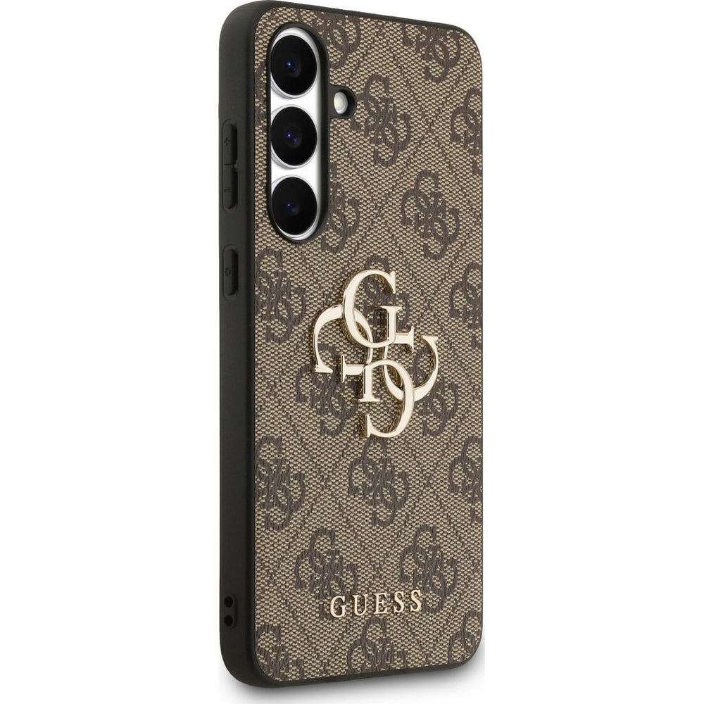 Handyhülle für Galaxy S25 FE, Guess Hardcase 4G Big 4G Classic Logo, Braun