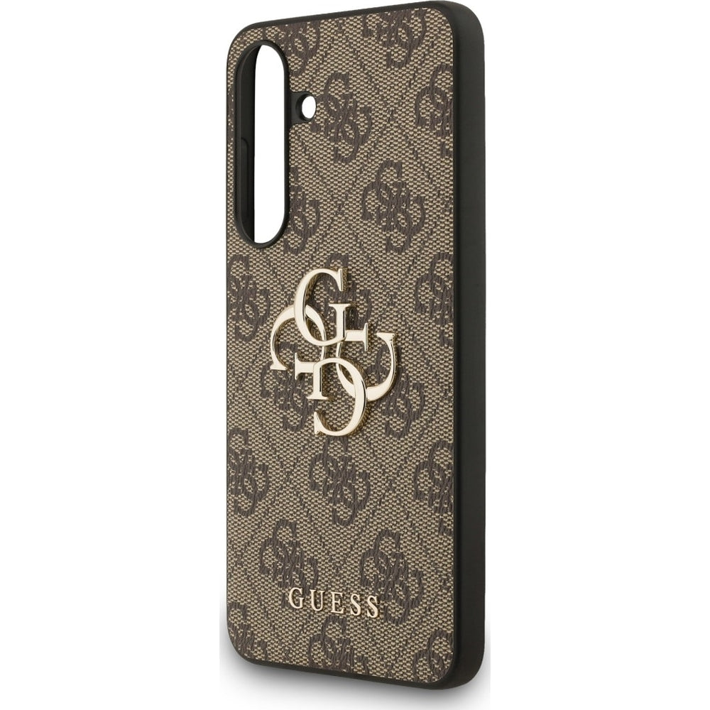 Handyhülle für Galaxy S25 FE, Guess Hardcase 4G Big 4G Classic Logo, Braun