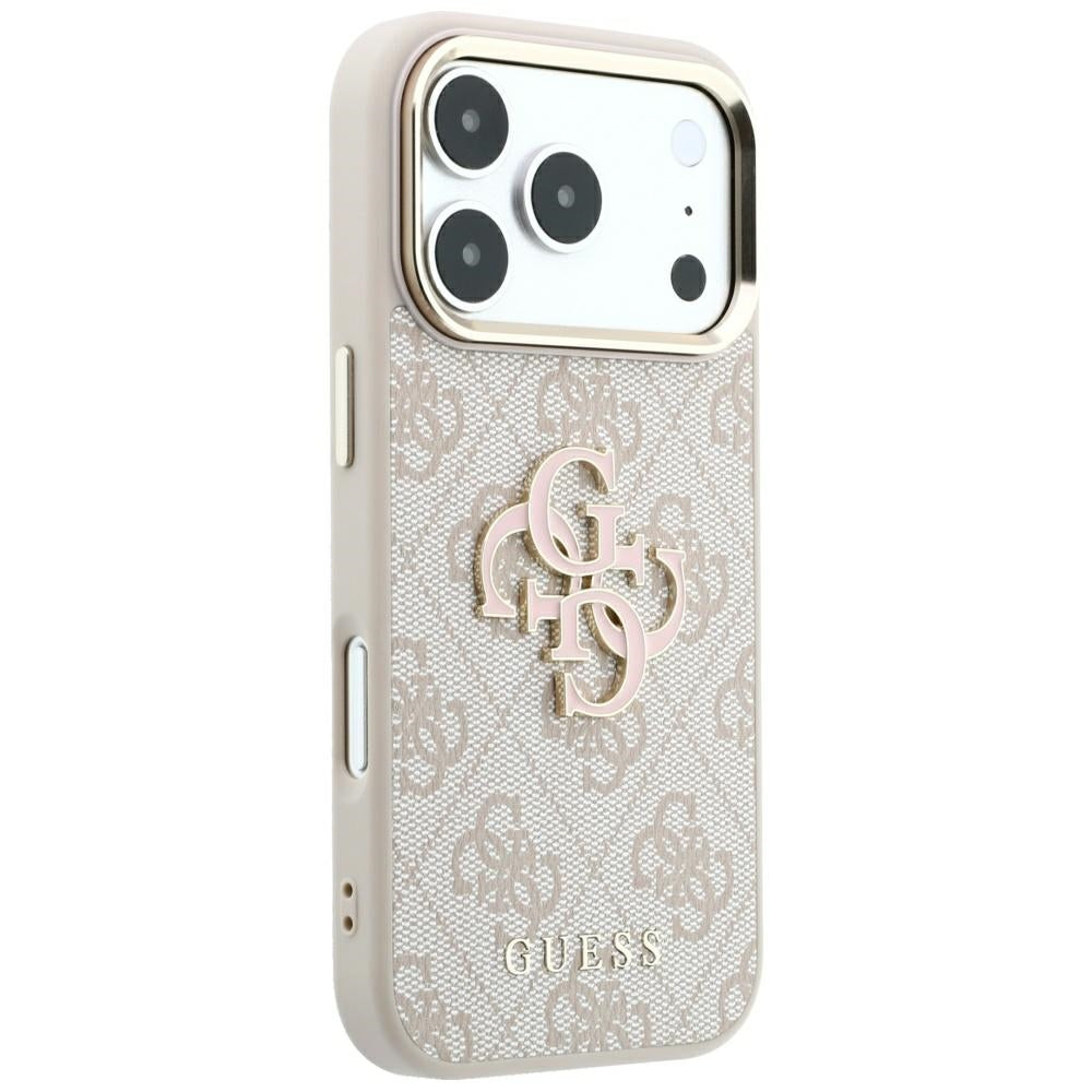 Handyhülle für iPhone 18 Pro Max / 17 Pro Max, Guess 4G Big Resin Logo, Rosa