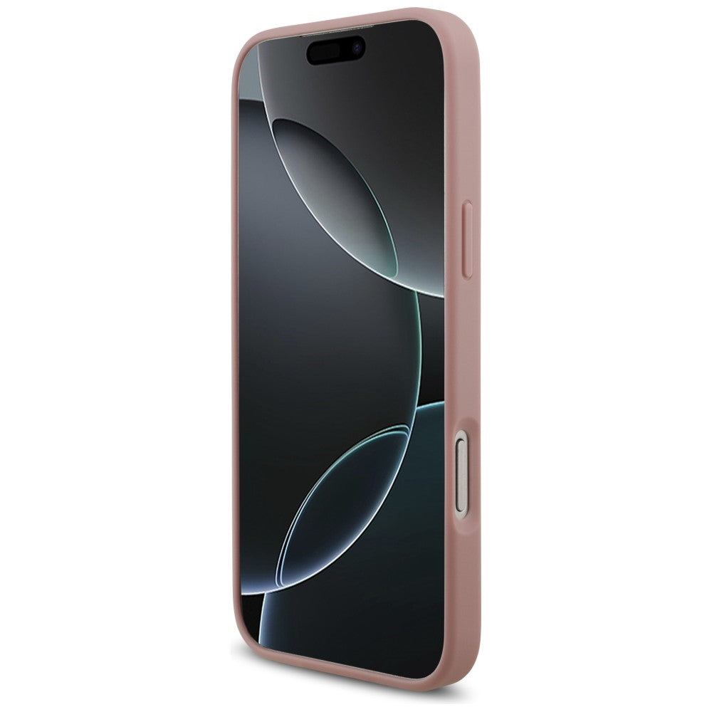 Handyhülle für iPhone 18 Pro Max / 17 Pro Max Guess Hardcase Fixed Glitter, Rosa