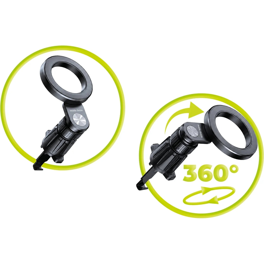 Handy-Halterung für das Lüftungsgitter, Mobile Origin Magnetic Vent Car Holder CA31, Schwarz