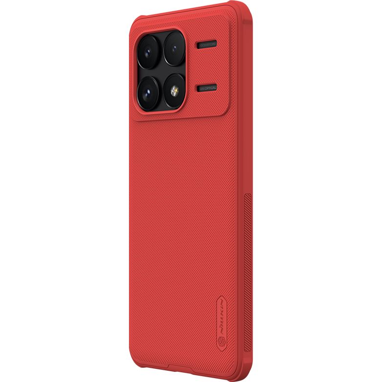 Handyhülle für Xiaomi POCO F6 Pro / Redmi K70 Pro / K70, Nillkin Super Frosted Shield Pro, Rot