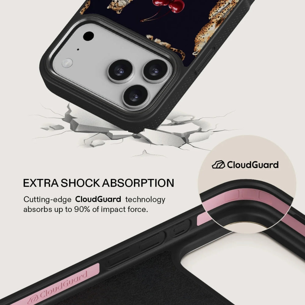 Handyhülle für iPhone 18 Pro, Burga Elite Dark MagSafe, Cougar Gunmetal (4/8)