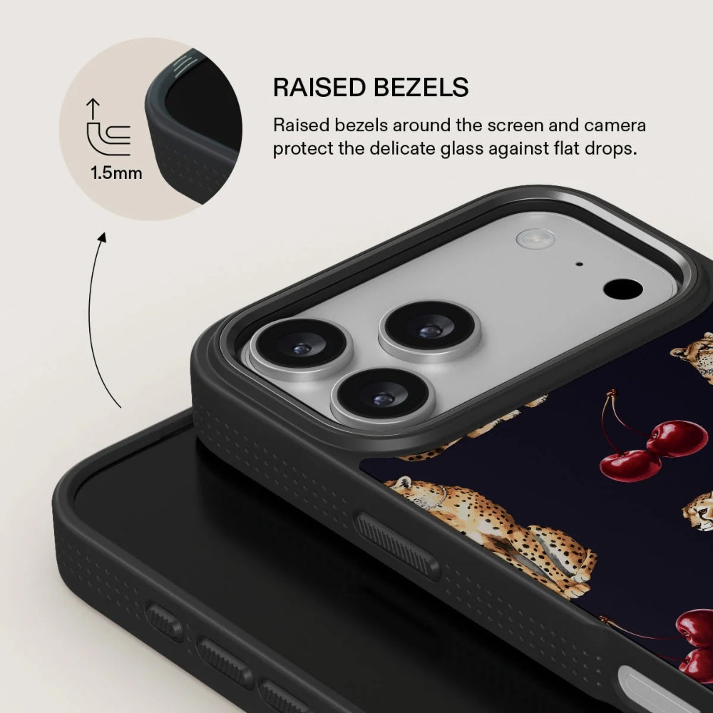 Handyhülle für iPhone 18 Pro, Burga Elite Dark MagSafe, Cougar Gunmetal (5/8)