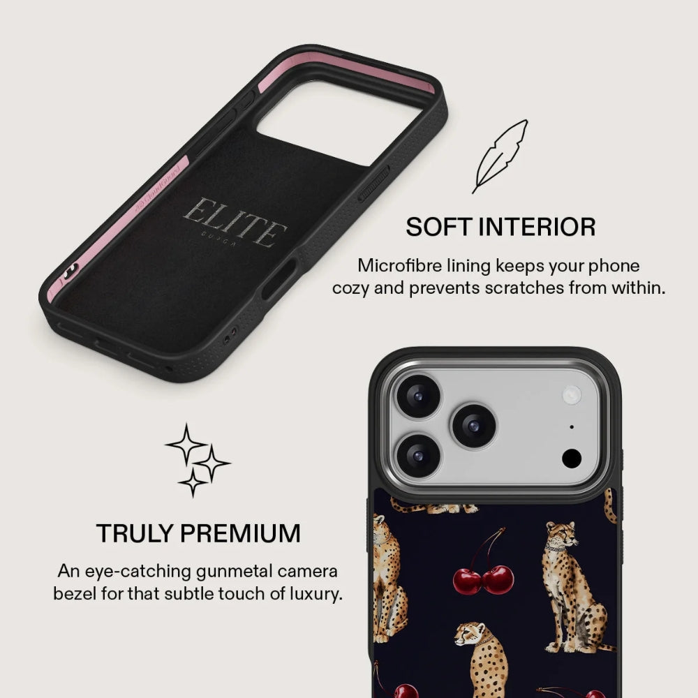 Handyhülle für iPhone 18 Pro, Burga Elite Dark MagSafe, Cougar Gunmetal (7/8)
