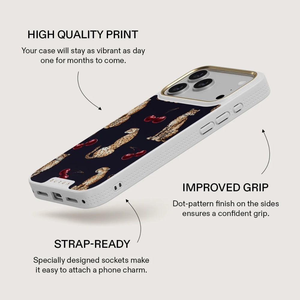 Handyhülle für iPhone 18 Pro, Burga Elite Light MagSafe, Cougar Gold (6/8)