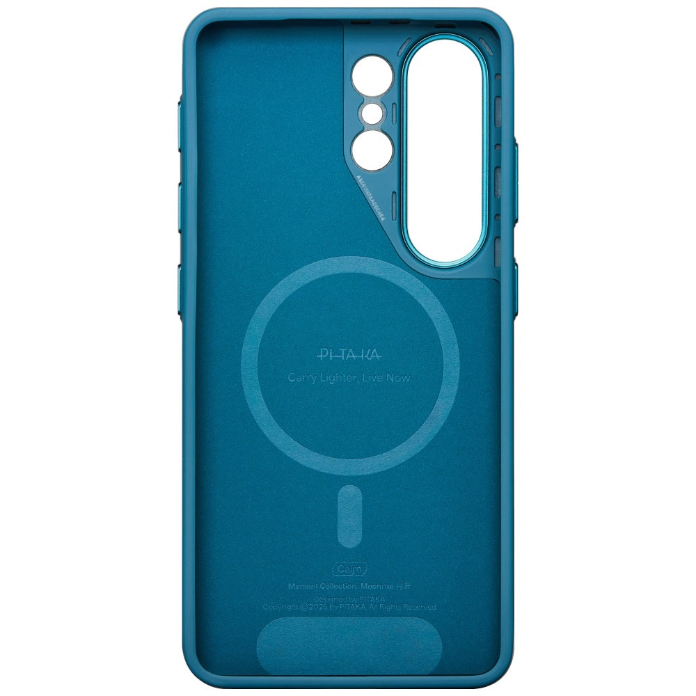 Aramid Handyhülle für Galaxy S26 Ultra, PITAKA Cairn Military-Grade Protective Case mit MagSafe, Blau mit Kevlar (4/7)