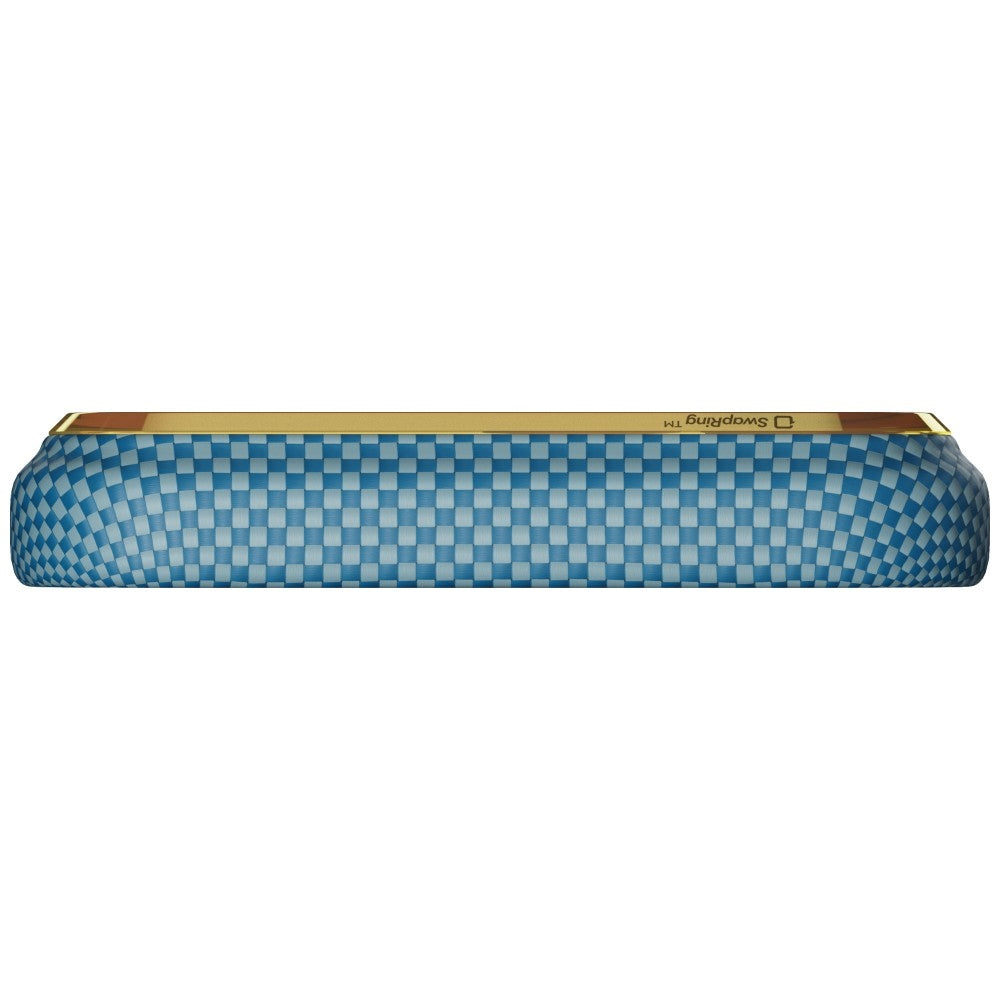 Aramid Handyhülle für iPhone 18 Pro Max / 17 Pro Max, PITAKA Edge Ultra-Slim Case PitaTap mit MagSafe, Blau und Burgund mit Kevlar (5/6)