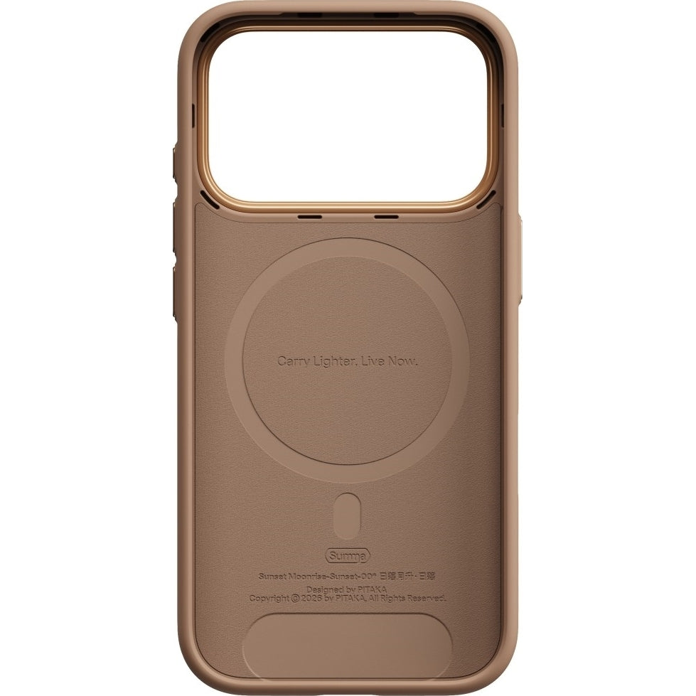 Aramid Handyhülle für iPhone 18 Pro / 17 Pro, PITAKA Ultra-Slim Case mit MagSafe, Braun und Schwarz mit Kevlar (7/11)