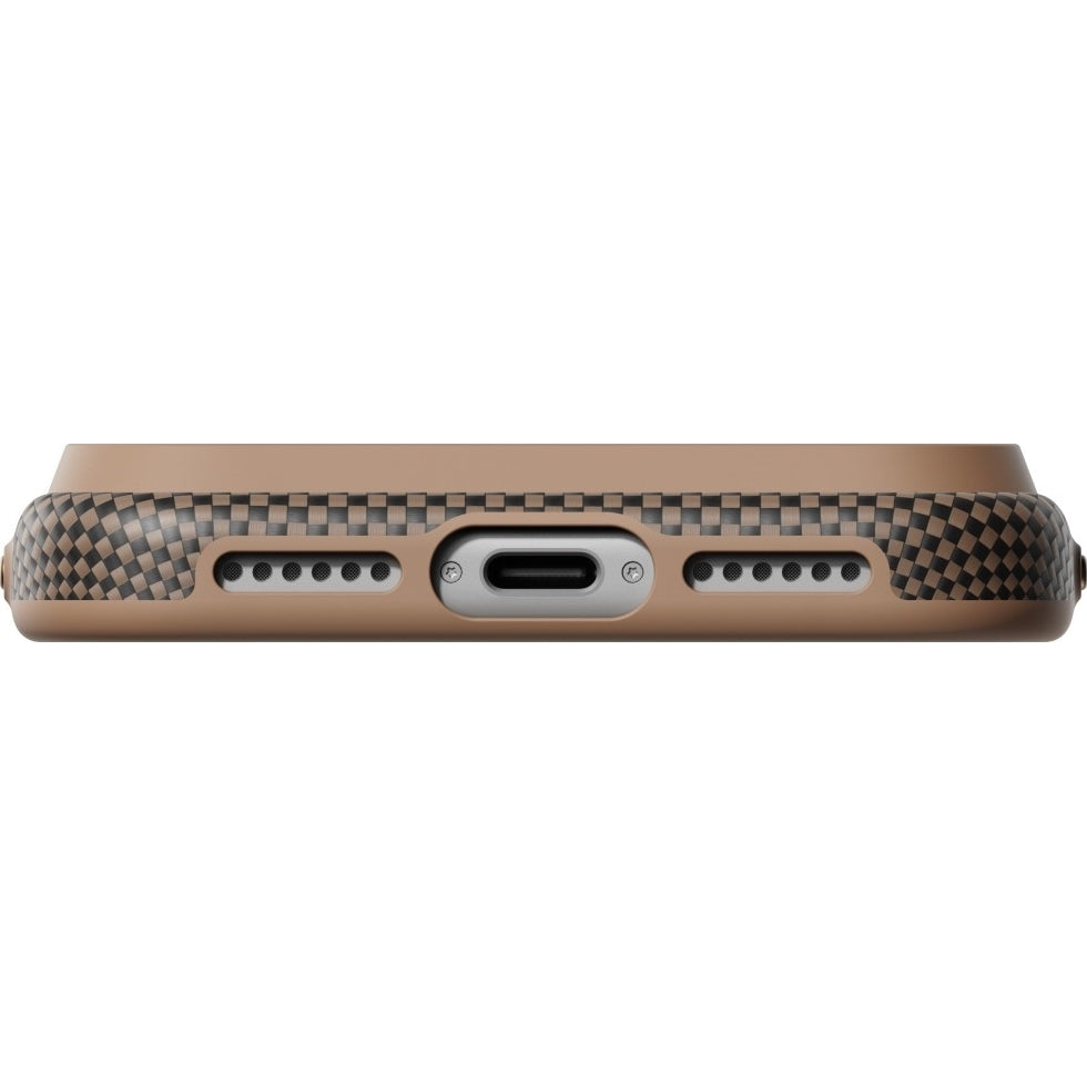 Aramid Handyhülle für iPhone 18 Pro Max / 17 Pro Max, PITAKA Ultra-Slim Case mit MagSafe, Braun und Schwarz mit Kevlar (3/11)