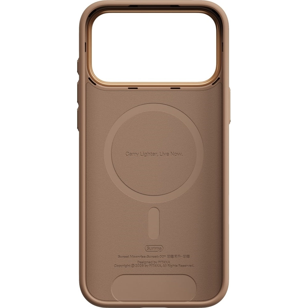 Aramid Handyhülle für iPhone 18 Pro Max / 17 Pro Max, PITAKA Ultra-Slim Case mit MagSafe, Braun und Schwarz mit Kevlar (5/11)