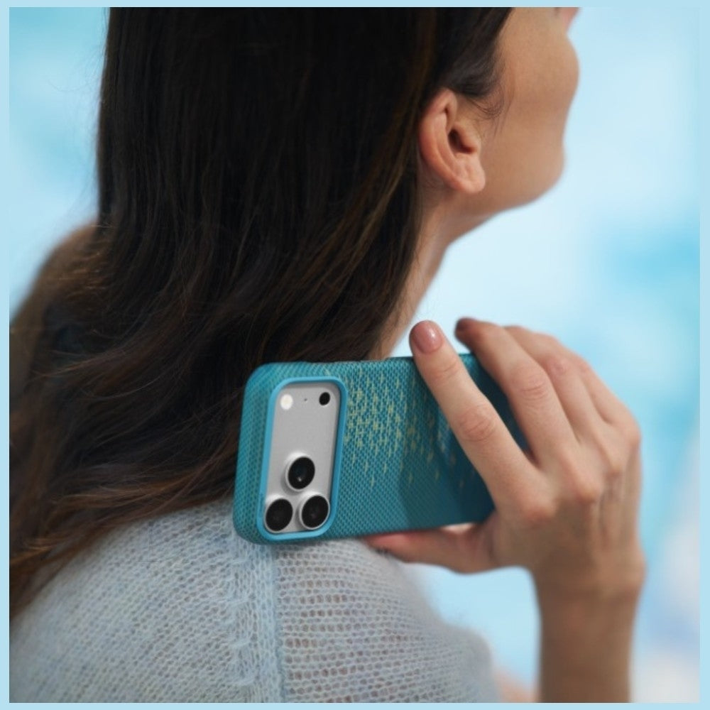 Aramid Handyhülle für iPhone 18 Pro / 17 Pro, PITAKA Ultra-Slim Case mit MagSafe, Blau und Grün mit Kevlar (5/12)
