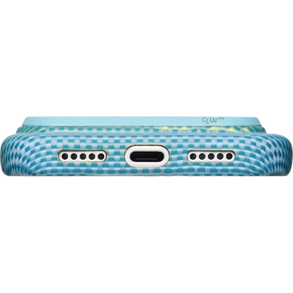 Aramid Handyhülle für iPhone 18 Pro Max / 17 Pro Max, PITAKA Ultra-Slim Case mit MagSafe, Blau und Grün mit Kevlar (9/12)
