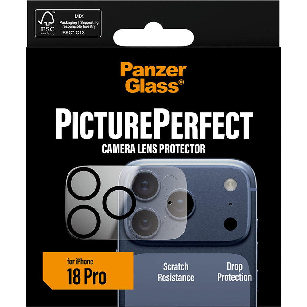Gehärtetes Glas für iPhone 18 Pro, PanzerGlass PicturePerfect Camera Lens Protector, Transparent (3/6)