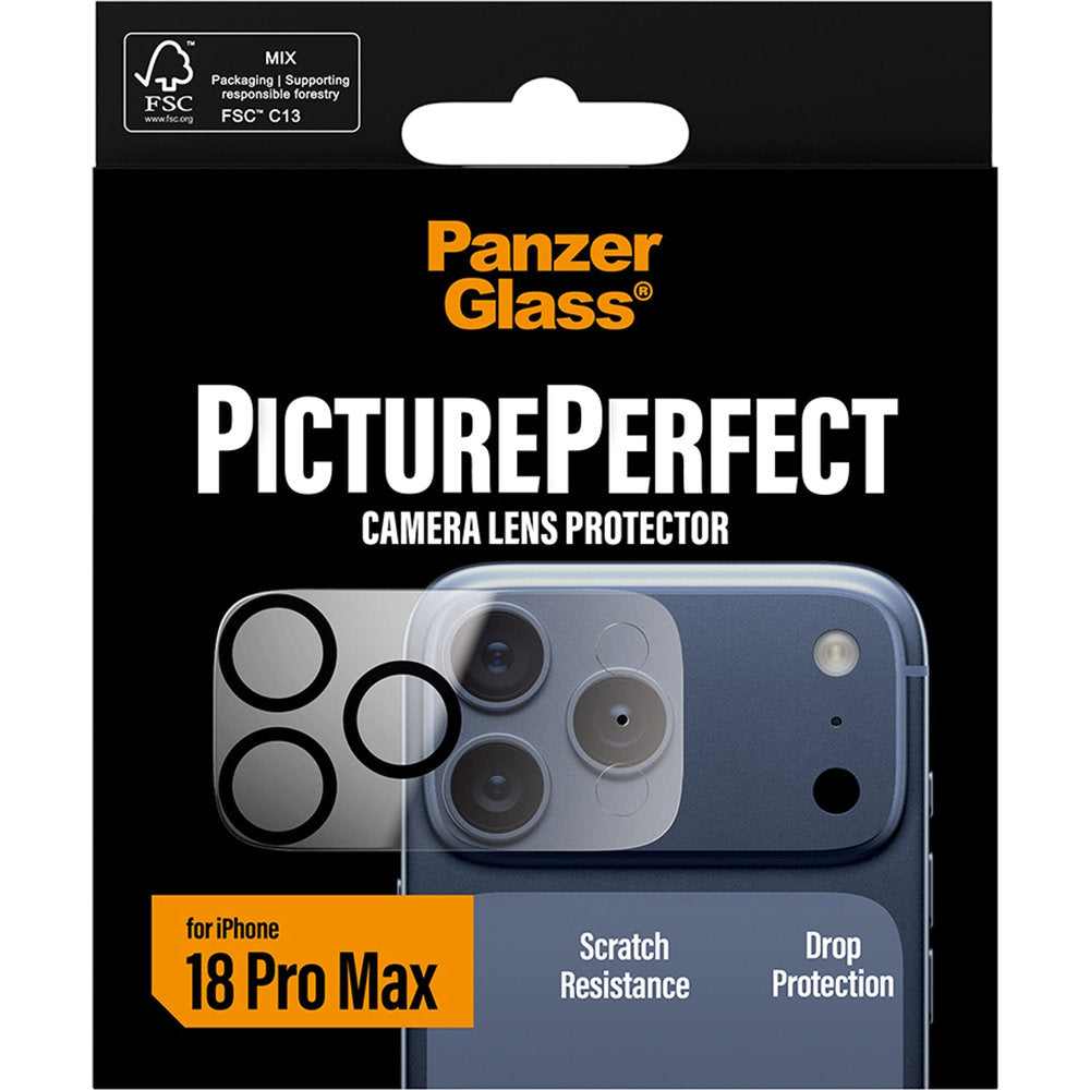 Gehärtetes Glas für iPhone 18 Pro Max, PanzerGlass PicturePerfect Camera Lens Protector, Transparent (3/6)