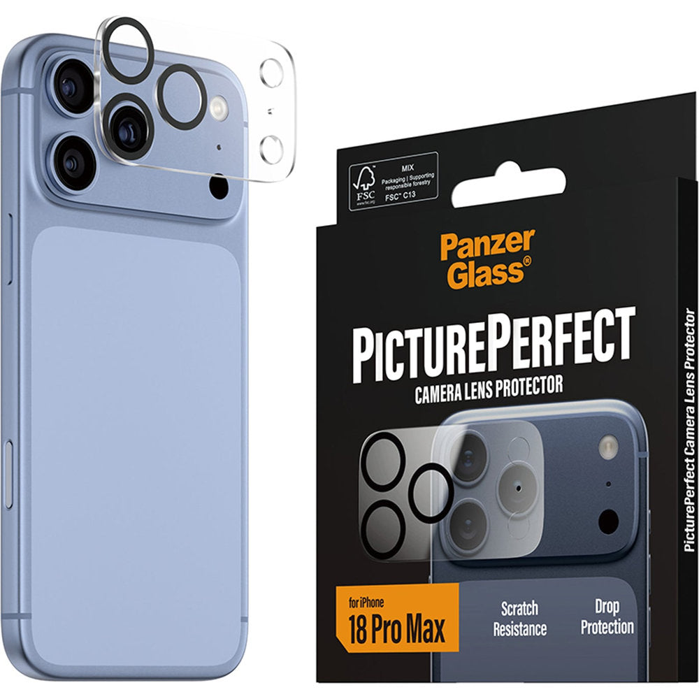 Gehärtetes Glas für iPhone 18 Pro Max, PanzerGlass PicturePerfect Camera Lens Protector, Transparent (6/6)
