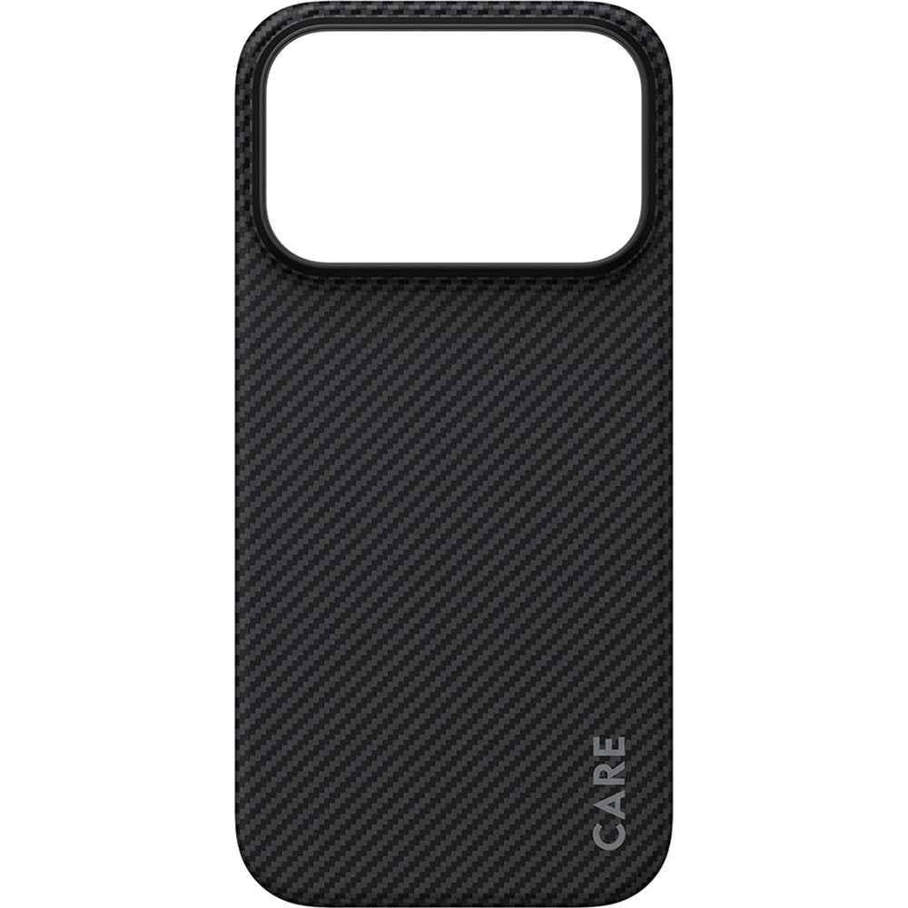 Handyhülle aus Aramid PanzerGlass CARE Discovery Case mit MagSafe für iPhone 18 Pro / 17 Pro, Schwarz-Grau (4/6)