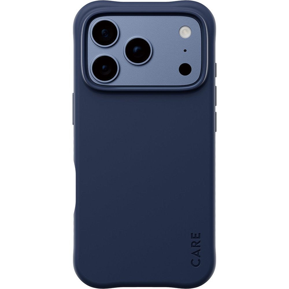 Handyhülle für iPhone 18 Pro / 17 Pro, CARE by PanzerGlass Samba Case mit MagSafe, Dunkelblau (1/6)