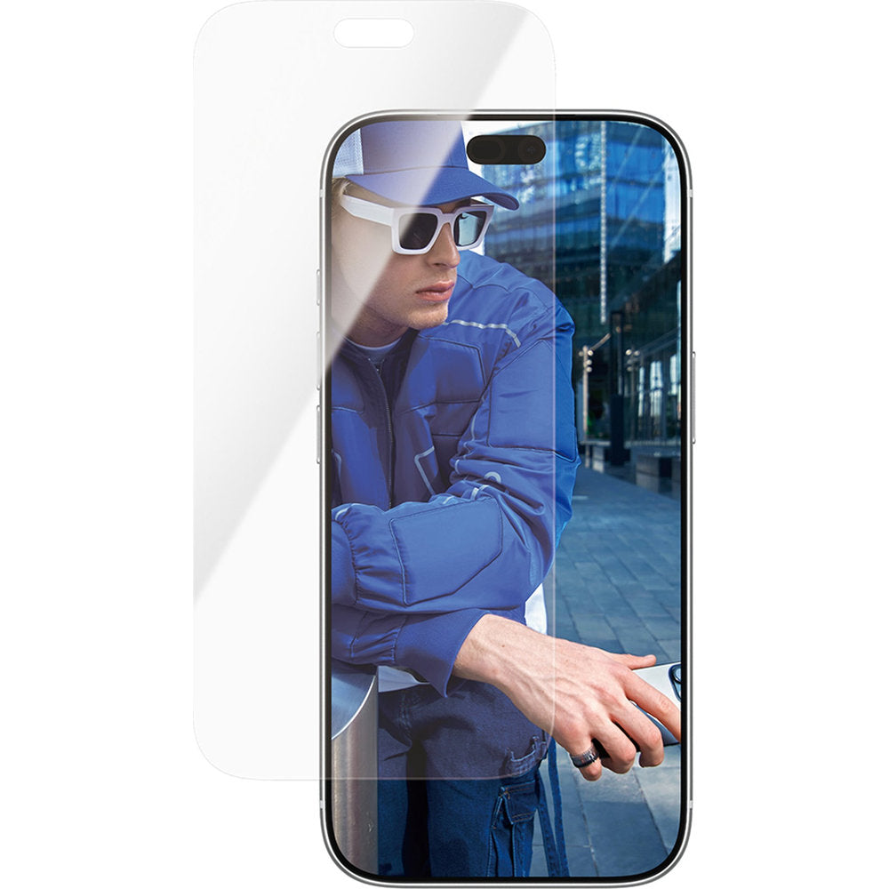 Gehärtetes Glas mit Applikator für iPhone 18 Pro, PanzerGlass Classic Fit EasyAligner (1/6)
