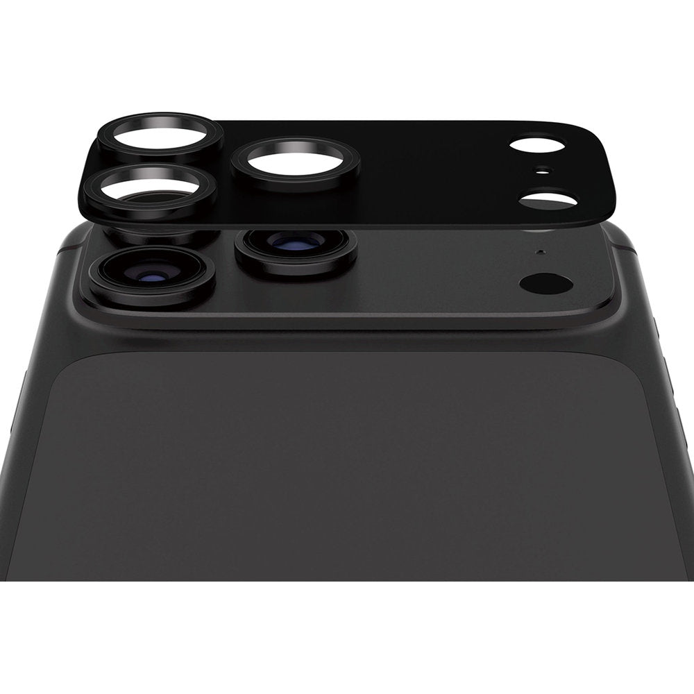 Gehärtetes Glas für die Kamera PanzerGlass Fender Camera Protector für iPhone 18 Pro, Schwarz (1/6)