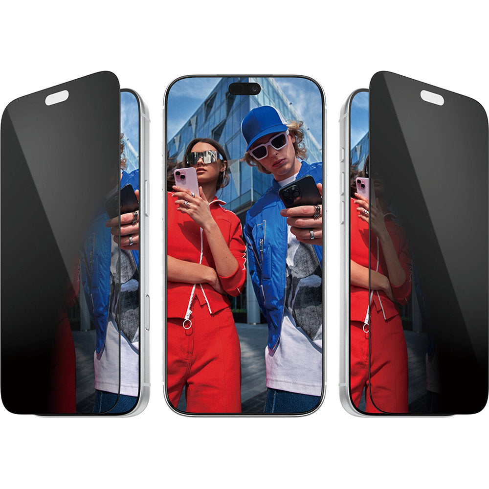 Sichtschutzglas mit Applikator für iPhone 18 Pro Max, PanzerGlass 2-Way Ultra-Wide Fit Privacy Plus EasyAligner (5/7)