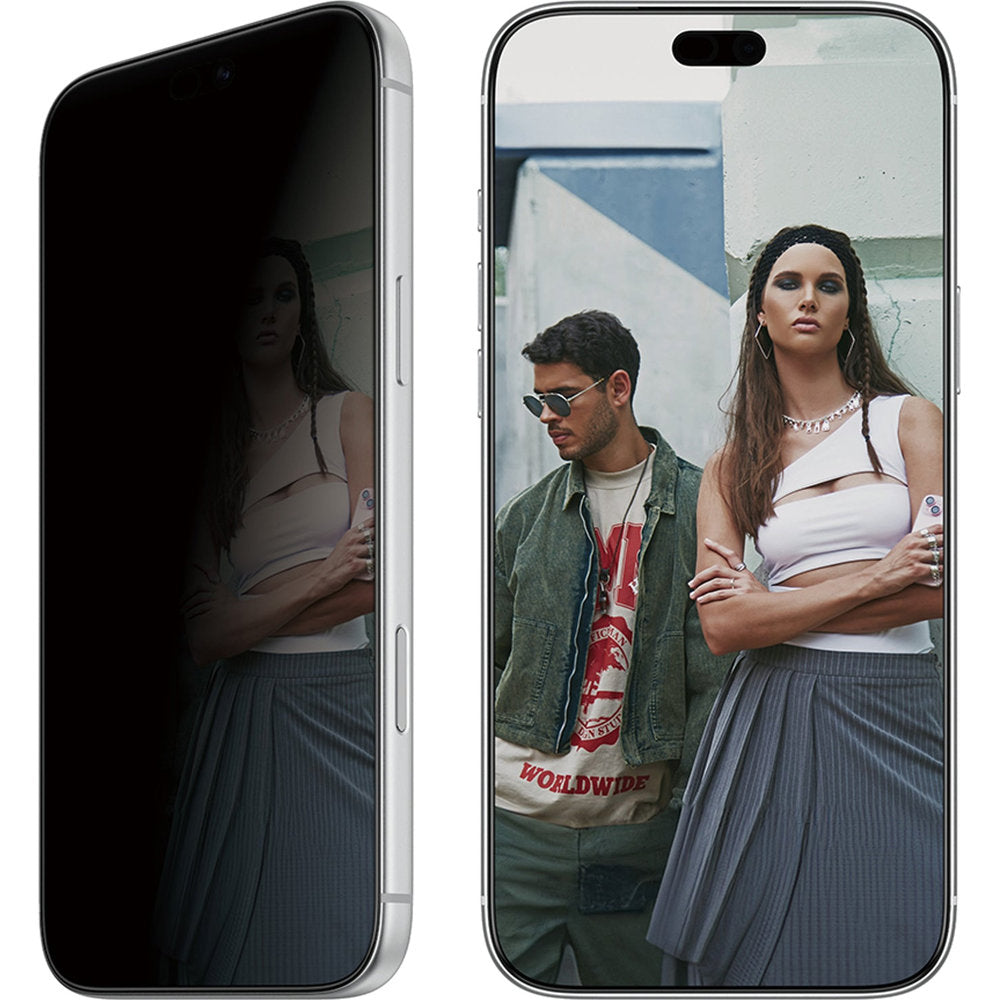 Sichtschutzglas mit Applikator für iPhone 18 Pro Max, SAFE by PanzerGlass Ultra-Wide Fit Privacy mit EasyAligner (5/7)